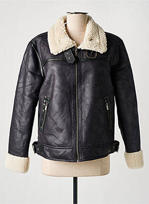 Blouson poches noir PEPE JEANS femme
