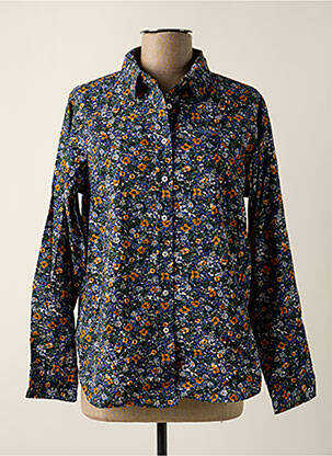 Chemisier imprimé fleurs manches longues bleu PEPE JEANS femme