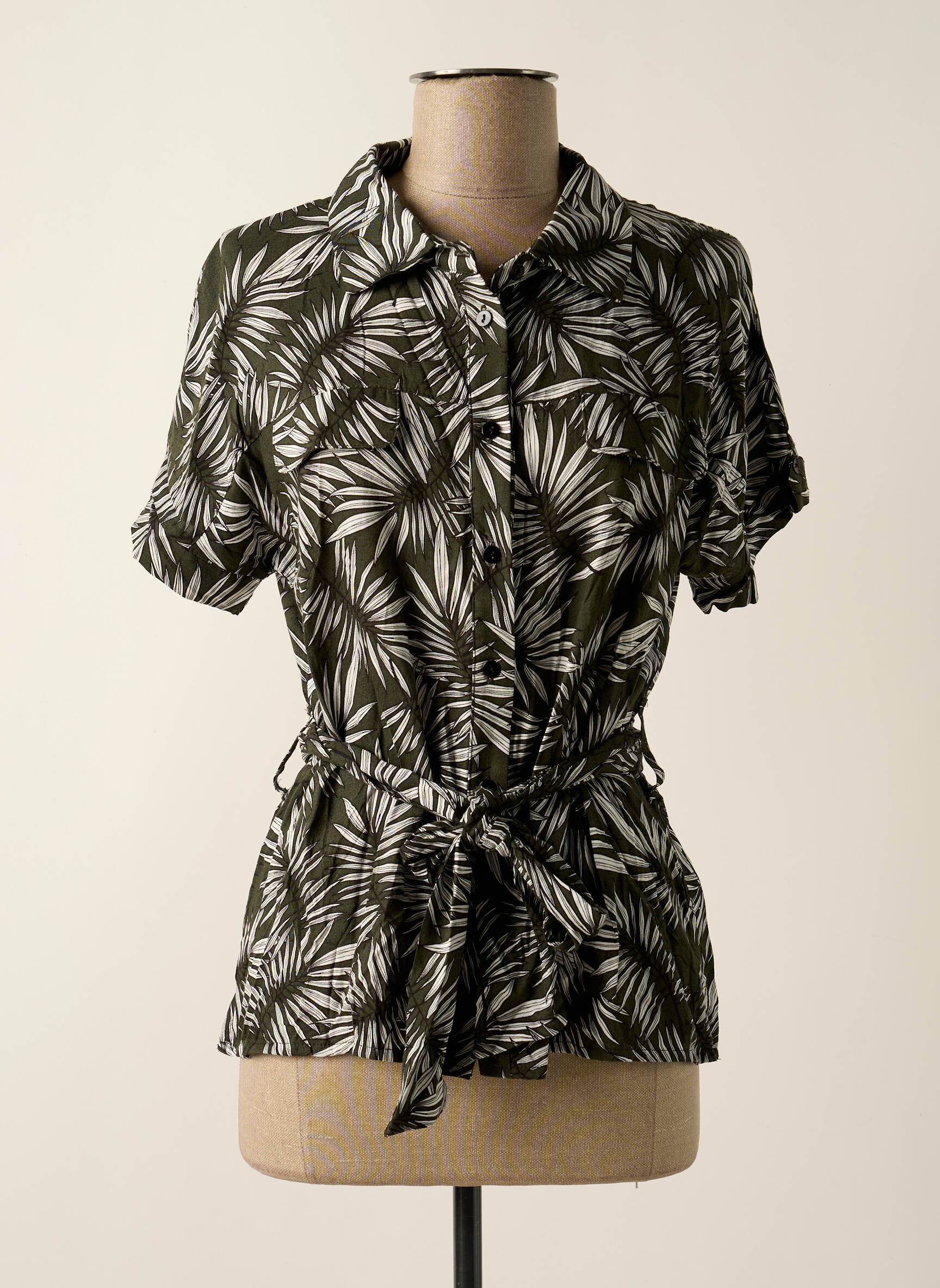 Chemisier Coupe Cintrée Vert La Fée Atelier By La Fée Maraboutée