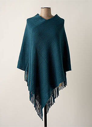 Poncho bleu MOLLY BRACKEN pour femme