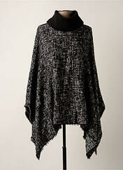 Poncho noir SIGNE NATURE pour femme seconde vue