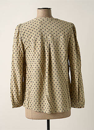 Blouse imprimé fantaisie manches longues gris INDI & COLD femme