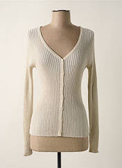 Gilet manches longues beige MOLLY BRACKEN pour femme seconde vue