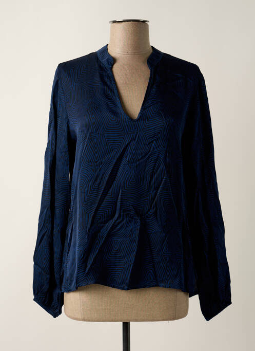 Blouse bleu PAKO LITTO pour femme