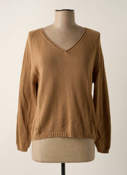 Pull marron PAKO LITTO pour femme