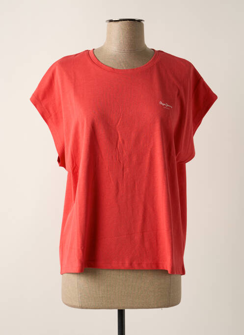 T-shirt rouge PEPE JEANS pour femme