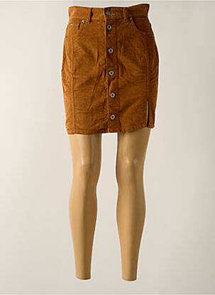 Jupe courte poches marron PEPE JEANS femme
