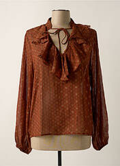 Blouse marron MOLLY BRACKEN pour femme seconde vue