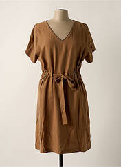 Robe mi-longue marron LA FEE MARABOUTEE pour femme seconde vue