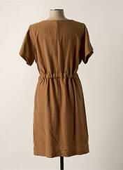 Robe mi-longue marron LA FEE MARABOUTEE pour femme seconde vue