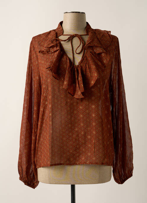 Blouse marron MOLLY BRACKEN pour femme