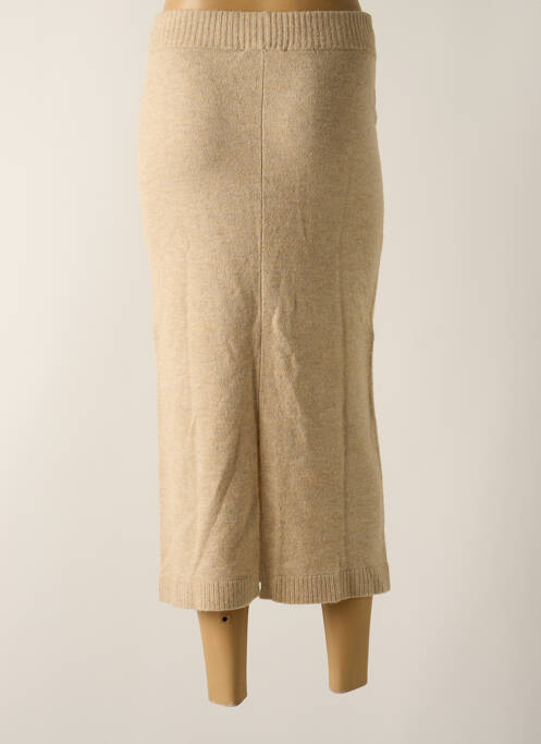 Jupe longue beige INDI & COLD pour femme