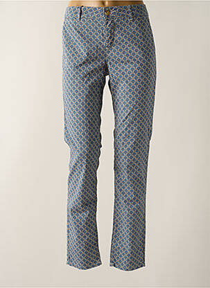 Pantalon slim poches bleu HAPPY femme