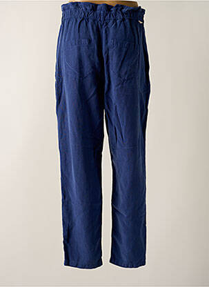 Pantalon flare taille élastique bleu HAPPY femme