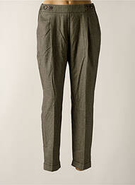 Pantalon slim taille élastique gris INDI & COLD femme