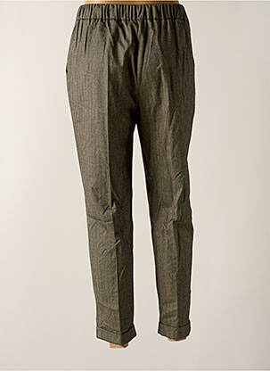 Pantalon slim taille élastique gris INDI & COLD femme