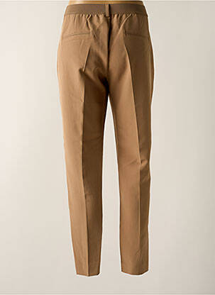Pantalon slim taille élastique beige SIGNE NATURE femme