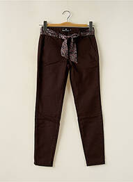 Pantalon slim poches marron FREEMAN T.PORTER femme