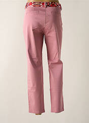 Pantalon 7/8 rose FREEMAN T.PORTER pour femme seconde vue