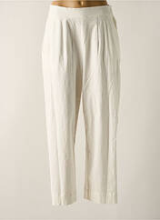 Pantalon large blanc MOLLY BRACKEN pour femme seconde vue