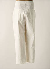 Pantalon large blanc MOLLY BRACKEN pour femme seconde vue