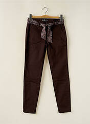 Pantalon slim marron FREEMAN T.PORTER pour femme seconde vue