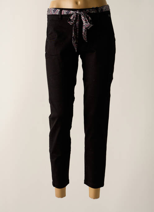 Pantalon 7/8 noir FREEMAN T.PORTER pour femme