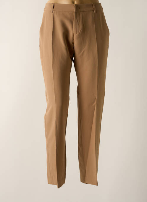 Pantalon slim beige SIGNE NATURE pour femme