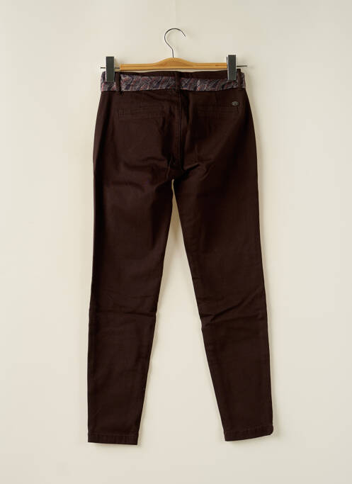 Pantalon slim marron FREEMAN T.PORTER pour femme