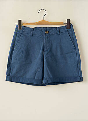 Short fermeture zippée sous rabat boutonné bleu PEPE JEANS femme