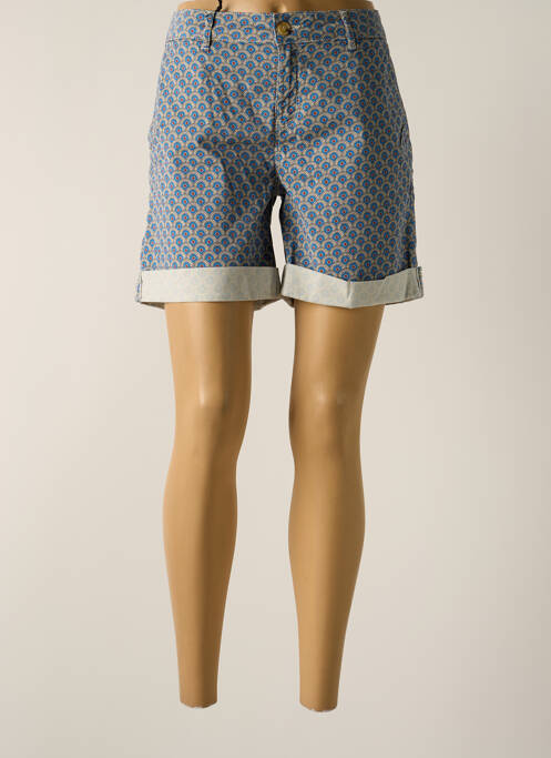 Short bleu HAPPY pour femme