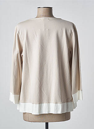 Veste casual col rond beige KALISSON femme
