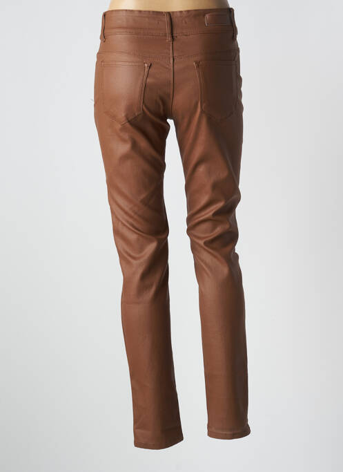 Pantalon slim marron KALISSON pour femme