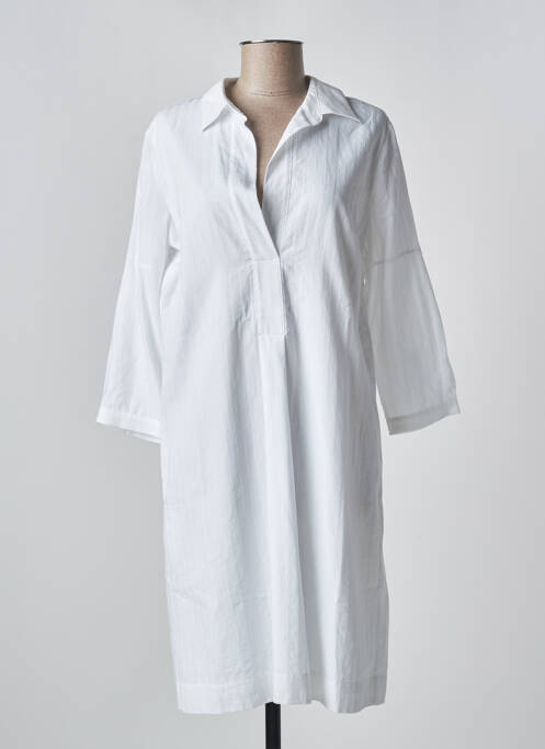 Robe mi-longue blanc HANA SAN pour femme