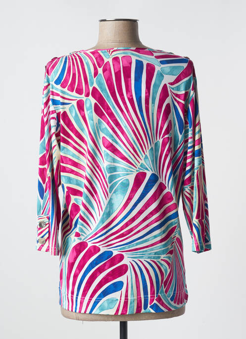 T-shirt rose NIKI PARIS pour femme