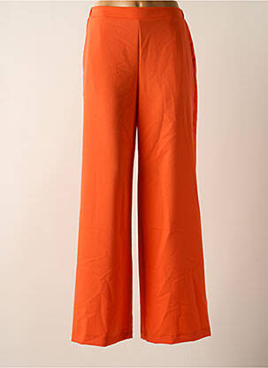 Pantalon flare stretch taille normale orange IMPERIAL femme