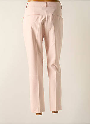 Pantalon 7/8 taille haute taille haute rose FRACOMINA femme