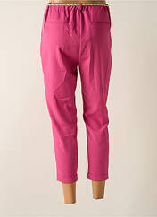 Pantalon 7/8 rose PLEASE pour femme seconde vue