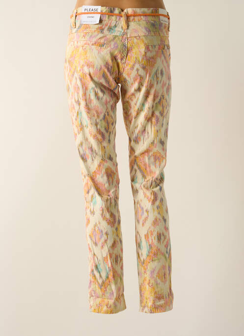 Pantalon chino beige PLEASE pour femme