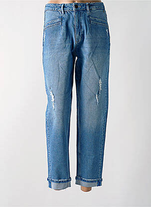 Jeans boyfriend taille haute taille haute bleu FREEMAN T.PORTER femme