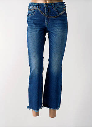 Jeans bootcut taille haute taille haute bleu FREEMAN T.PORTER femme