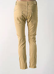 Pantalon slim beige PLEASE pour femme seconde vue