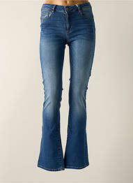 Jeans bootcut taille haute taille haute bleu FRACOMINA femme