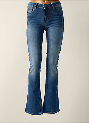 Jeans bootcut taille haute taille haute bleu FRACOMINA femme