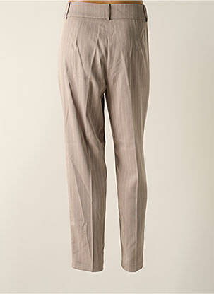 Pantalon droit tissage crêpe taille haute gris VERO MODA femme