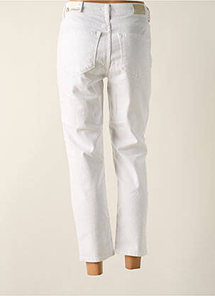 Jeans coupe droite taille haute taille haute blanc ONLY femme