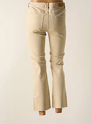 Jeans bootcut taille haute taille haute beige VERO MODA femme