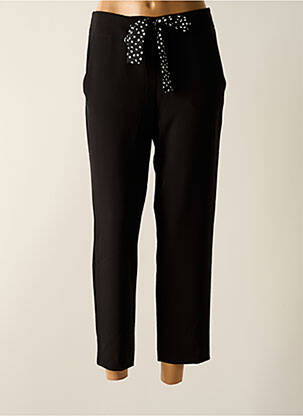 Pantalon 7/8 noir FRACOMINA pour femme