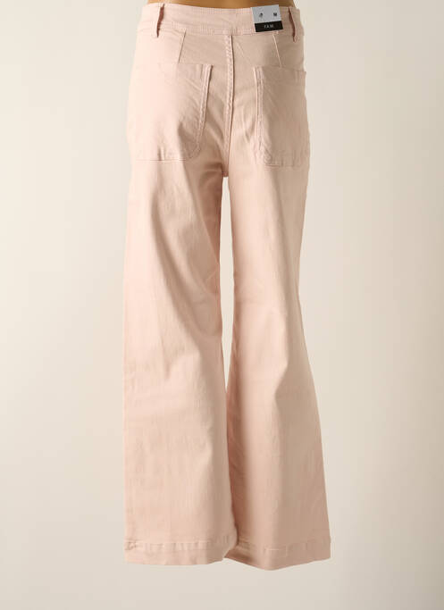 Jean coupe flare rose F.A.M. pour femme