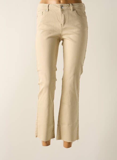 Jeans bootcut beige VERO MODA pour femme